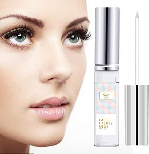 Joyivike Colle Faux Cils, Eylash Glue, Colle pour Faux Cils, Colle D'extension De Cils Forte pour Soins Professionnels, Colle Adhésive Imperméable pour Faux Cils