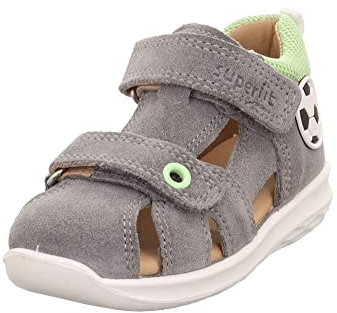 Superfit Jungen Bumblebee Sandale, Hellgrau Grün 2500, 25 EU