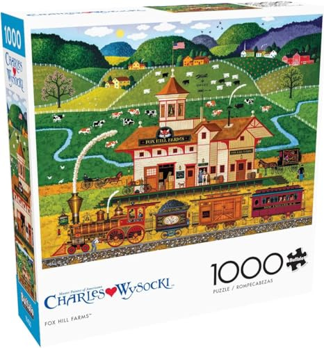 Buffalo Games - Charles Wysocki - Fox Hill Farms - 1000 Piece Jigsaw Puzzle