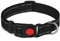 Vnvnvnv 360° Reflective Dog Collar with Safety Lock Buckle & Neoprene Padding – Adjustable Pet Collar for Puppies, Small, Medium, Large Dogs (Black,L)