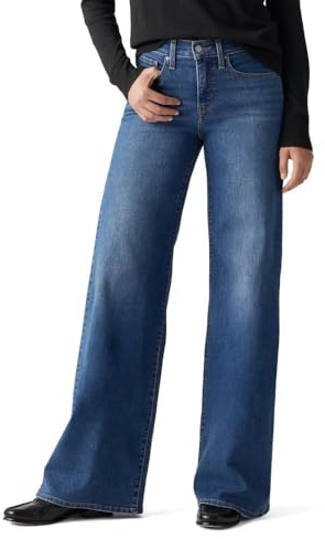 Levi's 318 Shaping Wide Leg Jeans Femme, Clever Girl, 32W / 30L