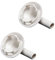 LEYILE 2pcs l Connettore di uscita di scarico del condizionatore d'aria Unità esterna Connettore del tubo di scarico Raccordo a gomito Facile installazione, 19* 13* 3 cm