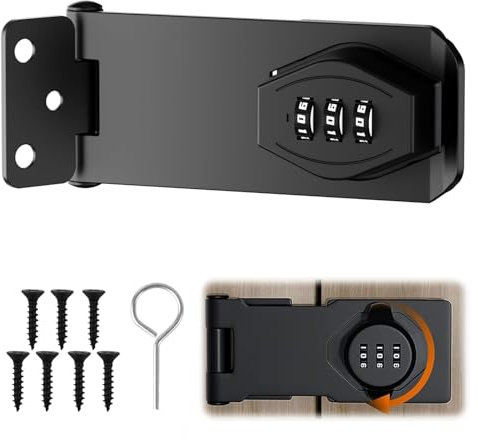 Cerradura de Combinación, Codificada, Sin Llave, Leva Combinación, para Cajones, Armarios, Protección de Activos