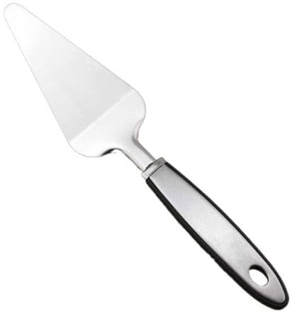 Tutoy Paletta per pizza in acciaio inox, spatola triangolare per torte, affettatrice per formaggio, strumento di cottura