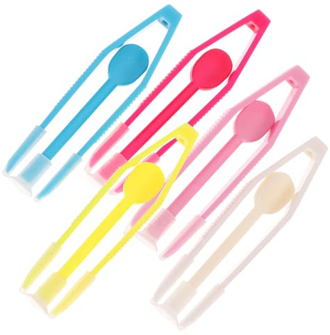 PLAFOPE 5ensembles Pinces Et Ventouses Souples Pour Lentilles De Contact Inserts Et Retraits Faciles Compact Pour Voyage Et Activités Extérieures