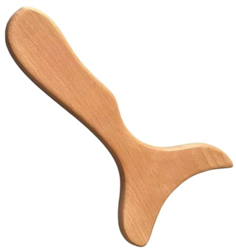 Herramientas de masaje de madera – Aparato de raspado de madera natural, suministro de atención integral | Herramienta de salud versátil inspirada en Gua Sha, relajación de la cabeza, malestar facial