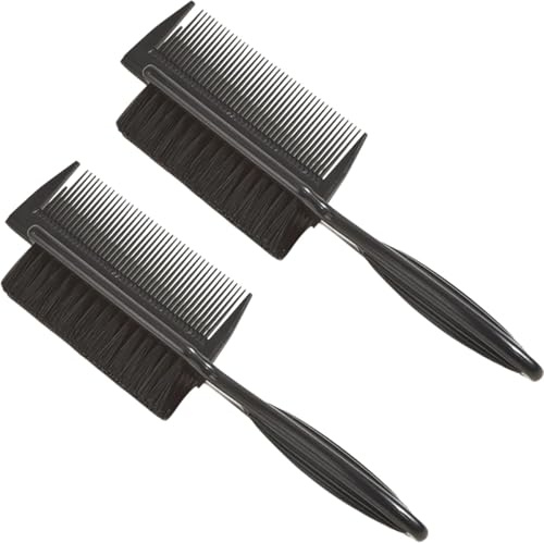 ROMISBABA Cepillo para Cardar para Mujeres de Doble Cara 2piezas Cerdas Duras de Nylon y Cuerpo Abs para Limpieza y Peinado en Belleza y Hotel
