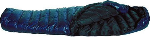 Western Mountaineering MegaLite 30 Degree Sleeping Bag - Navy Blue 5 m with Left Zip, 15.6