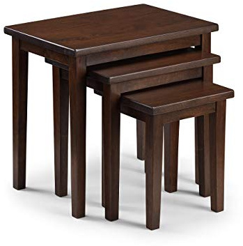 Julian Bowen Cleo Nest of Tables, Mahogany