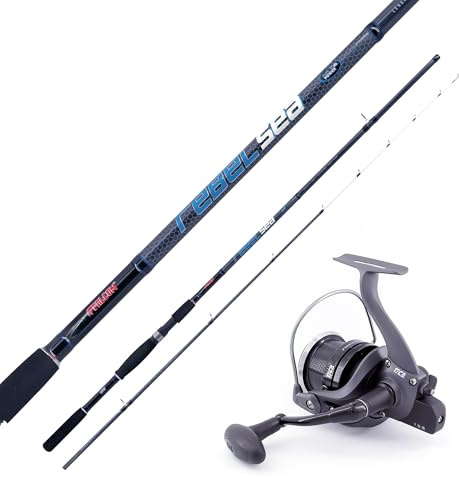 Combo Pesca Bolentino - Canna Falcon Rebel SEA 2.40 MT + Mulinello Tica Feeder Mentor FM5000