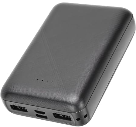 Vikye 20000mAh Batteripaket för Uppvärmd Väst, 5V 2A Power Bank med Indikatorlampa, Uppladdningsbart Batteri för Uppvärmda Västjackabyxor