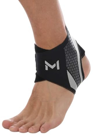 1 Paio Fascia Elastica Per Caviglia Per Uomo E Donna, Stabilizzata E Supportata, Fascia Per Caviglia Ultra Sottile Con Doppio (Grigio)