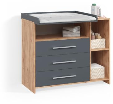 Livinity Commode à Langer Torino Anthracite/Sonoma