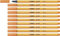 STABILO - Fineliner - point 88-10er Pack - gelbrot