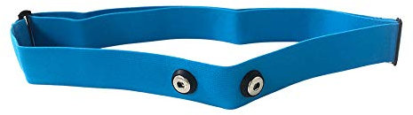 TAOPE Elastic Sport Heart Rate Monitor Adjustable Chest Mount Belt Strap Bands Fitness Equipment for Garmin Wahoo - Light Blue