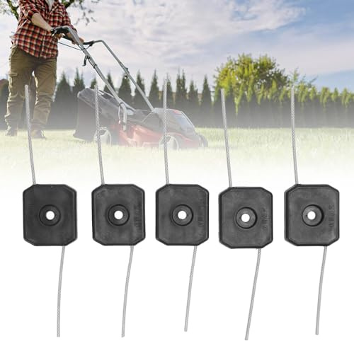 lvifloae 5 Pezzi di Filo da Taglio Universale per Decespugliatore Elettrico， Nylon Resistente all‘Usura 2.4mm， Rifornimento per Tagliabordi e Manutenzione del Giardino， Confezione Conveniente