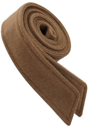 DLUKENY Cintura per Cappotto Invernale da Donna, Cintura in Vita Casual, Cintura Decorativa con Nastro a Fascia, Cintura in Lana per Trench Coat e Cappotti, Cammello scuro., Taglia unica