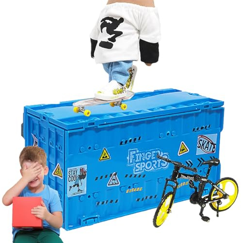 Kit de toque multifuncional - Juego de parques de skateboard, accesorios de monopatín | Equipo de patinaje de entrenamiento completo, mini rampas rieles para niños niñas
