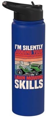 Lawn Mower Mowing Grass Cutter Lawnmower Rotary Yard Garden Stainless Steel Insulated Water Bottle
