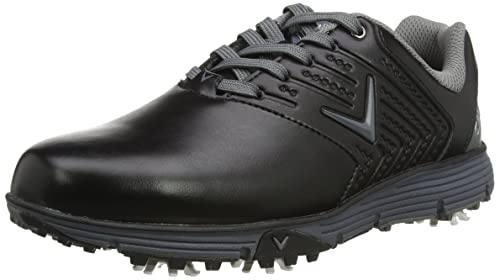 Callaway mens Chev Mulligan S Waterproof Lightweight Golf Shoes, Black Black Black, 9.5 UK