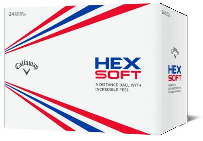 Callaway Golf Hex Soft Golfbälle, Weiß