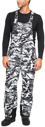 Arctix Essential Insulated Bib Overalls Overol con Peto, Hombre, A6 Camuflaje Negro, 4X-Large (52-54W 32L)