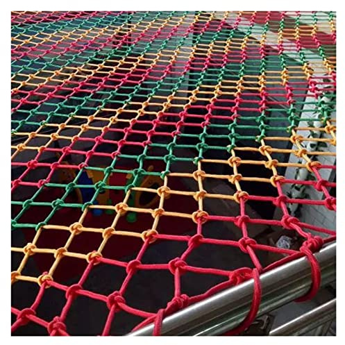 AFGZQ Child Railing Stairs Safety Netting Outdoor Balcony Garden Fence for Decoration, Balcony Stairs Anti-Fall Net, Custom Size Color : 15cm mesh, Size : 3x10m(9.8x32.8ft)