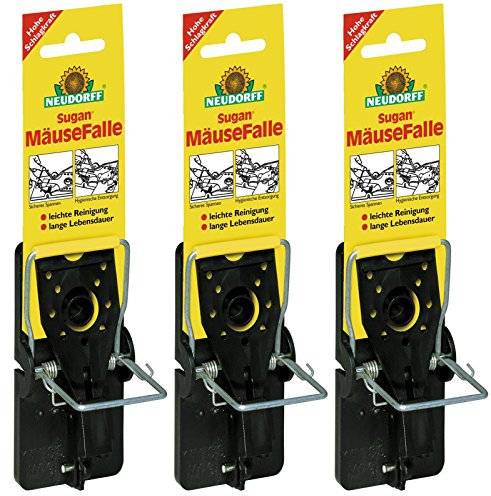 3 x Neudorff Sugan MäuseFalle