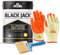 Perfectonish Black Jack 905 All-Weather Roof Coating Brushable Based Bitumen Compound With Brush & Gloves-Fast Drying Weatherproof Roof Sealant With Rain Proof Solvent (5-Litre)
