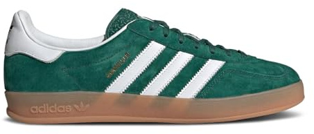 adidas Men's Gazelle Sneakers, Collegiate Green/Footwear White/Gum 2, 5 UK