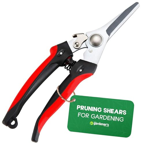 The Gardener’s Friend Pruning Snips, Lightweight and Small Shears For Light Gardening, Great for Deadheading Flowers and Cutting Light Wood Ergonomically Designed for Smaller Hands