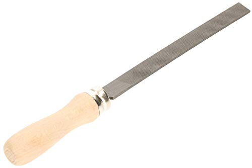 KOTARBAU® Lima piatta per officina, lunghezza 125 mm, taglio 1 (grossa), lima piatta in metallo per lavorazione del metallo grossolana