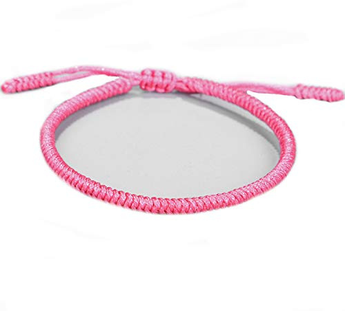 EXINOX tibetanskt andligt armband för män och kvinnor, handgjort och buddhistiskt, med traditionella knutar, Sten