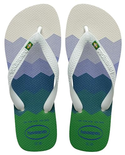Havaianas Brasil Fresh Flip Flop Unisex Adults, blanc, 33/34 EU