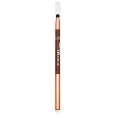 M. Asam MAGIC FINISH EYE DESIGNER Vibrant Brown (0,28 g) – wasserfester Eyeliner für ein langanhaltendes & farbintensives Ergebnis mit integriertem Schwämmchen für einfaches Verblenden, Augen Make-up