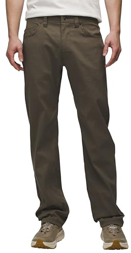 prAna Men's Brion Pant, Mud, 36 x 30