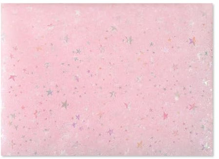 Glitzernder Tüllstoff 155 x 100 cm - Netzstoff Glitzer Garn Tüll Deko Stoffe Glitzertüllstoff Tüll Spitze Stoff für DIY Bekleidung Hochzeitskleid Fotografie Hintergrund (Rosa)