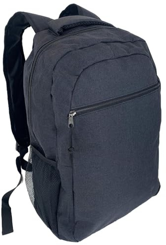 Fashion Stationery Backpack Mens Lightweight Work Laptop Bag Plain Black for Work Business College School Men Women Girls Boys Lightweight Airport Back Pack