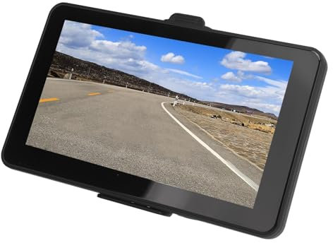 Navegador GPS para Camión, Navegador GPS Pantalla Táctil de 7 Pulgadas 256 MB 8 GB ROM Guía de Voz de Navegación GPS Portátil para Automóvil Autobús Camión