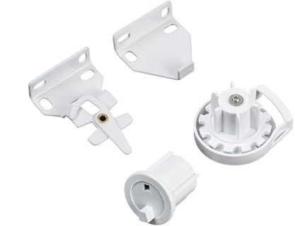HUIYEETEX Rollease RB360 Roller Shade Bracket Set, 1 Pair R-Series Bracket for R3 & R8 Clutch, Roller Shades