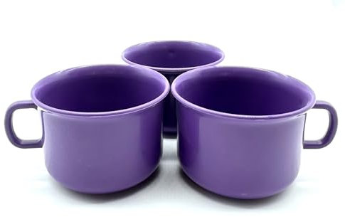 Kimmel Lot de 3 tasses en plastique de 150 ml pour l'extérieur, le camping, le pique-nique et le jardin