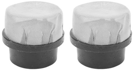 Pool Filter Screen Cap Air Bleeder Screen Cap Air Valve Strainer Cap Air Vent Strainer Cap Improved Filtration Efficiency for Swimming Pools and SPA Halls Plastic Material 2PCS Set