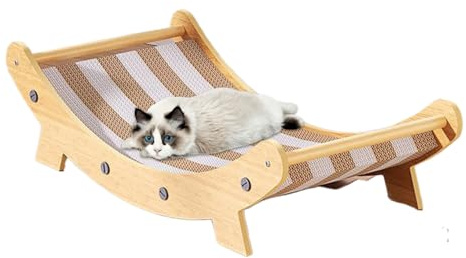 Tiragraffi Lounge per gatti | Divano sedia a sdraio – robusto posto per dormire come pavimento balcone angolare
