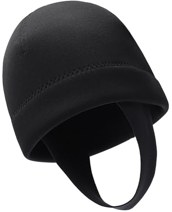 Naroote Scuba Hood, Swim Caps For Women Neoprene Scuba Diving Cap Thermal Wetsuit Hood Swim For Men For Surfing, Cold Water Diving, Swimming, Snorkelling, Water Sports (L)
