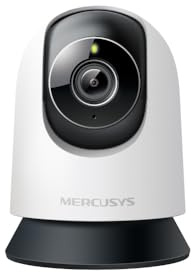 MERCUSYS MC230 inomhuskamera, 3K 5MP, TP-Link säkerhetskamera, husdjurskamera, babyskärm, smart detektion, mörkerseende, full täckning, 2-vägs ljud, APP-kontroll, Google Home/Alexa