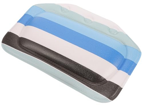 GANAZONO Bath Tub Pillow with Suction Cups, Foam Bathtub Headrest for Soaking Tub, Waterproof Bathroom Pillow for Spa, Sauna, and Home Bath Relaxation