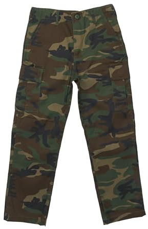 Brandit Brandit Kids US Ranger Trouser, Pantaloni Bambini e Ragazzi, Multicolore (Woodland), XXL170