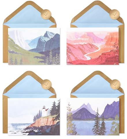 Papyrus Blanko-Karten mit Umschlägen, Nationalparks, 20 Stück