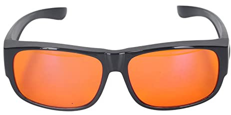 Gafas, Bloqueo de Luz Azul de 400 a 500 Nm, Antiradiación, Gafas Portátiles Resistentes a los Rayos UV para Leer, Jugar, Trabajar Al Aire Libre (lentes de gafas cuadradas)