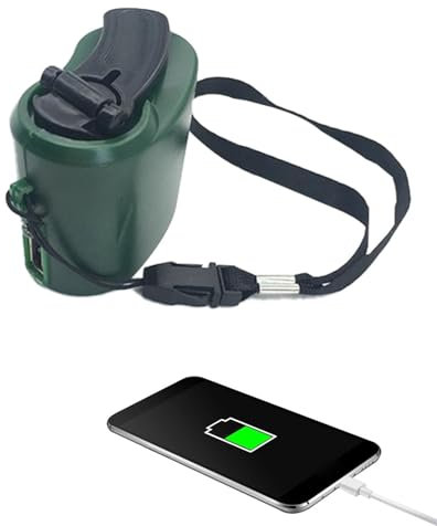 Cargador De Manivela | Cargador De Emergencia De Teléfono Móvil | Carga De Dinamo Móvil | Dinamo Manual | Dispositivo De Carga USB De Manivela | con Manivela | para Exteriores